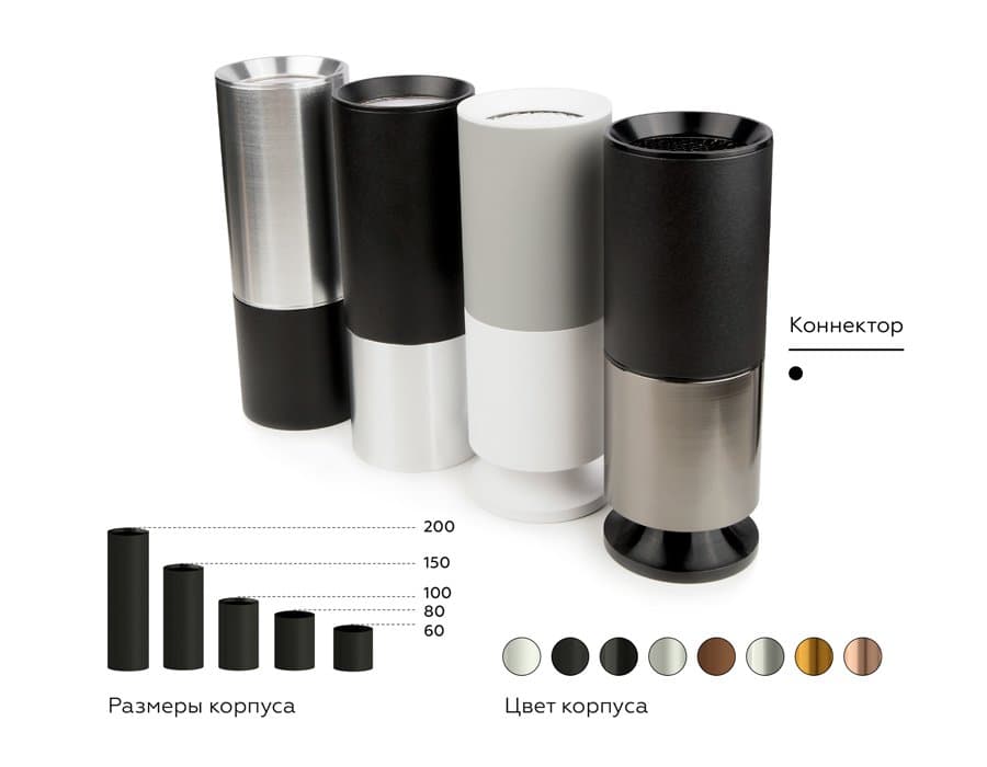 Ambrella Насадка передняя для корпуса светильника с диаметром отверстия D60mm N6101 SWH белый песок D60*H18mm Out2mm MR16 — миниатюра 6