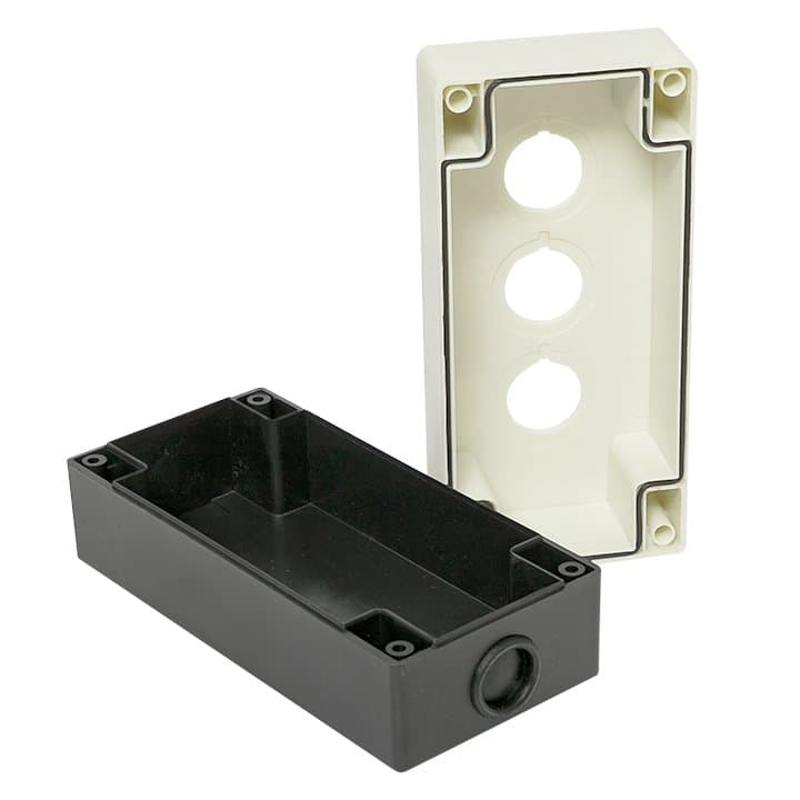 EKF PROxima Корпус КП103 пластиковый 3 кнопки белый — миниатюра 7