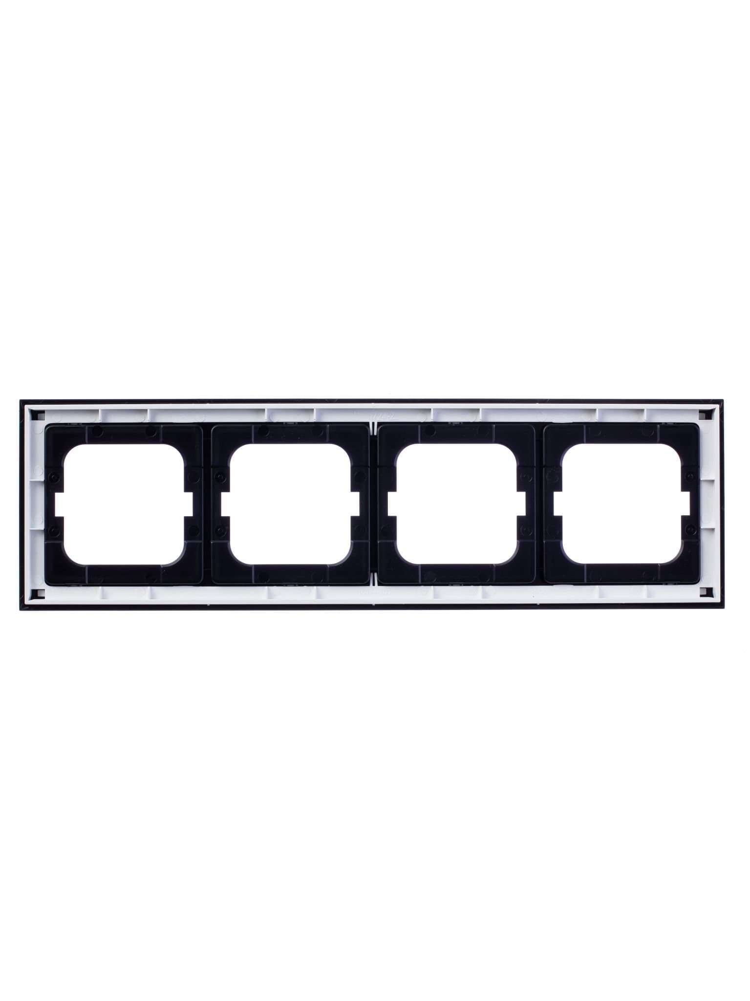 ABB BJE Axcent Черный Рамка 4-ая 2CKA001754A4412 — миниатюра 3