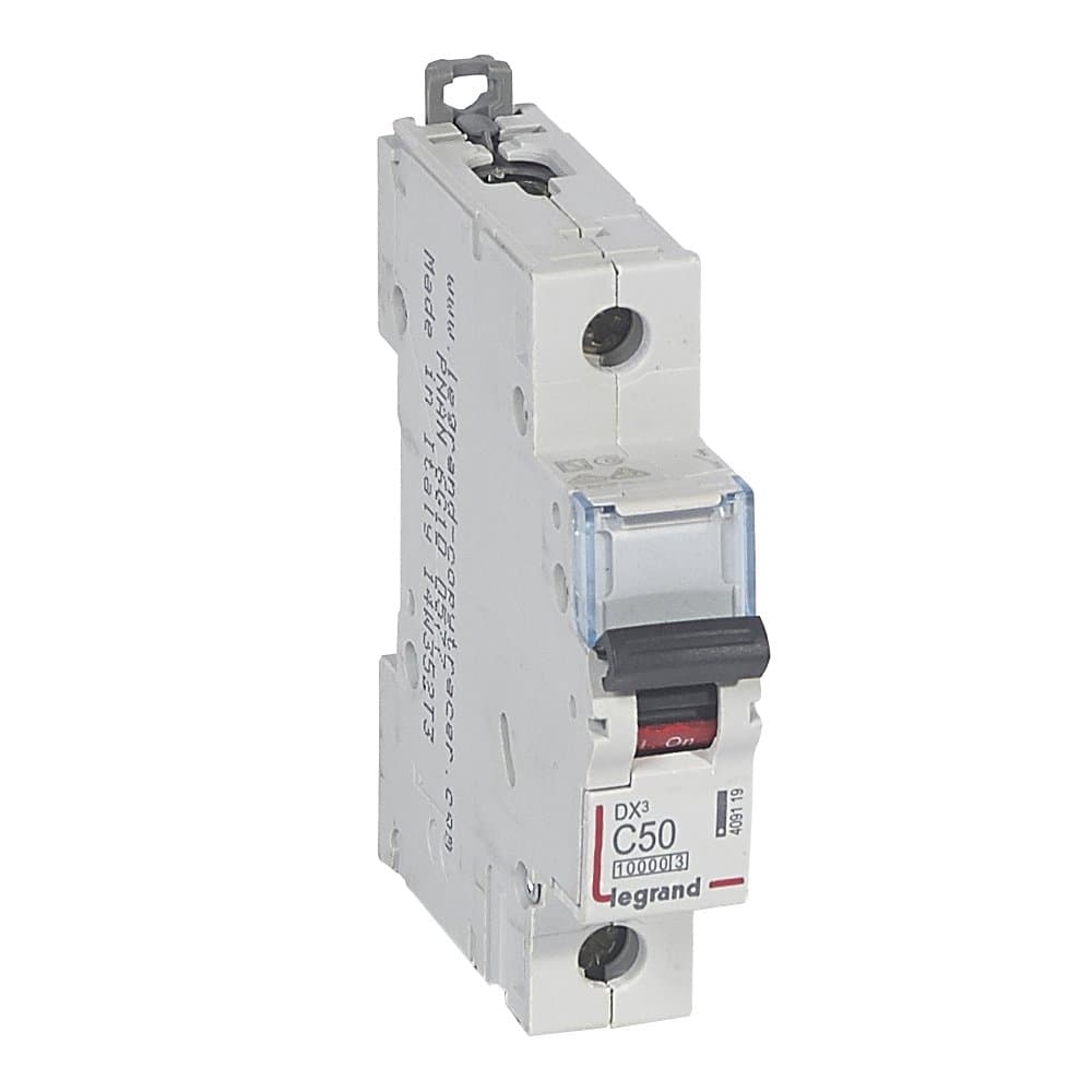 Legrand DX3 Автоматический выключатель 1P 50A (С) 10kA/16kA 409119 — миниатюра 1