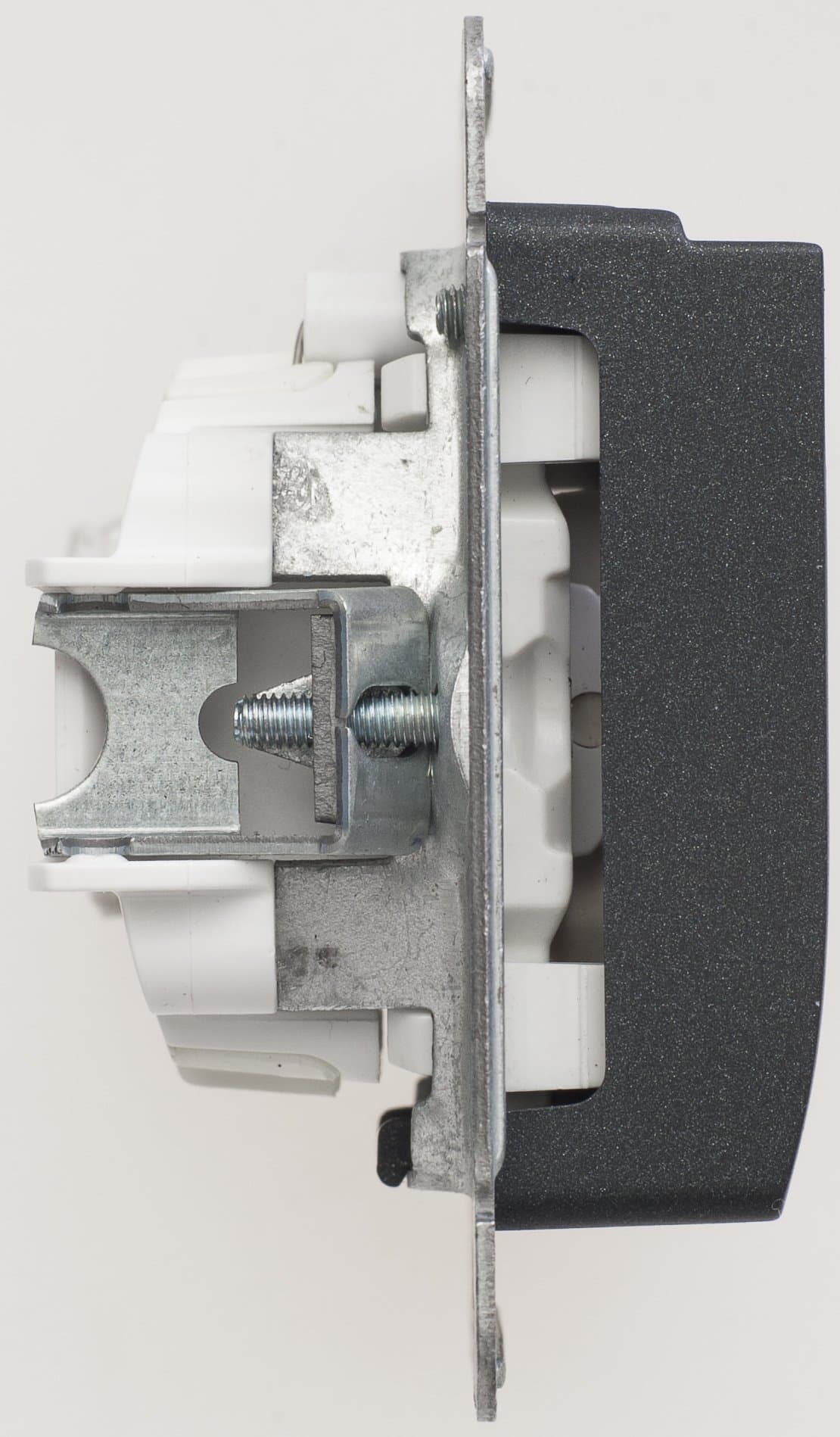 Systeme Electric Glossa Антрацит Выключатель карточный, сх.6 — миниатюра 3