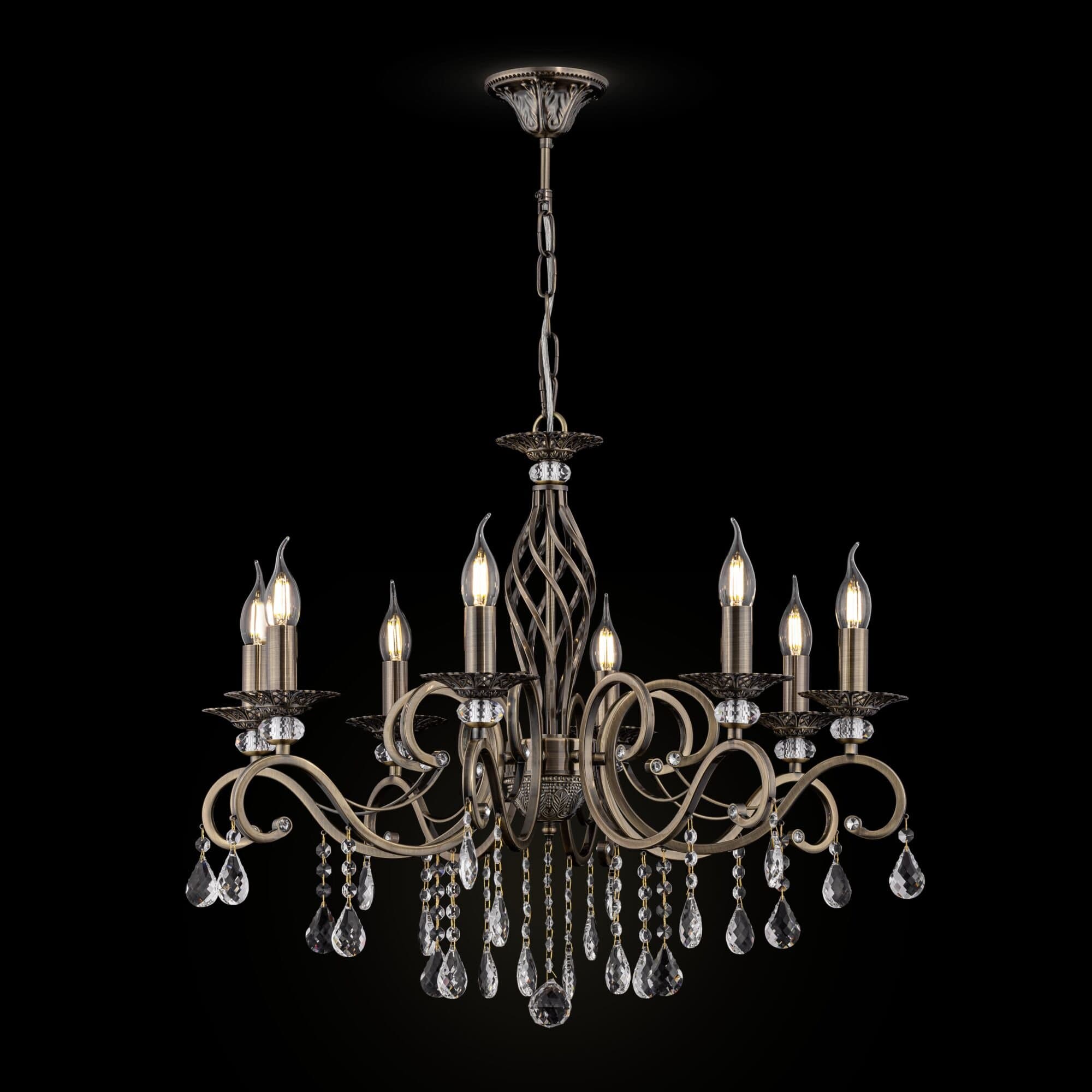 Maytoni Royal Classic Grace Латунь Люстра 10xE14 60W RC247-PL-10-R — миниатюра 4