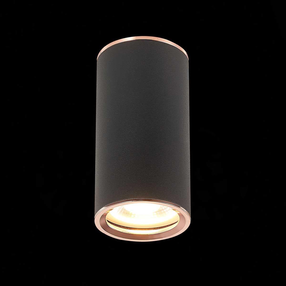 ST Luce ST111.427.01 Светильник потолочный Черный GU10 1*50W D54xH105 220V Без ламп — миниатюра 2