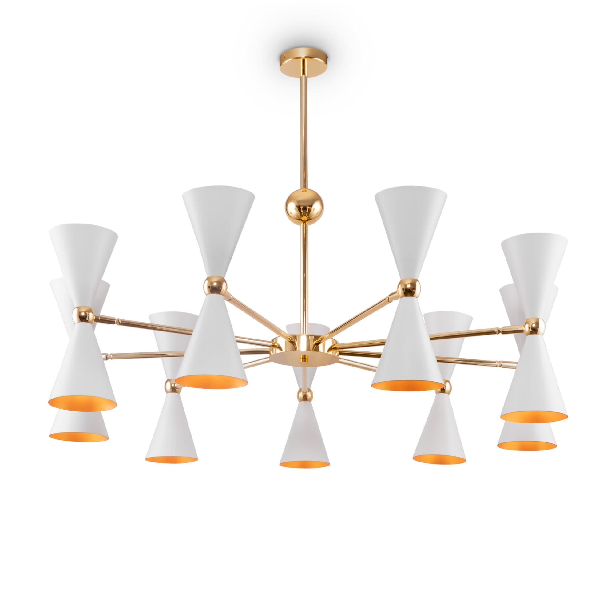 Maytoni Modern Белый с Золотом Светильник подвесной MOD108PL-18WG — миниатюра 4