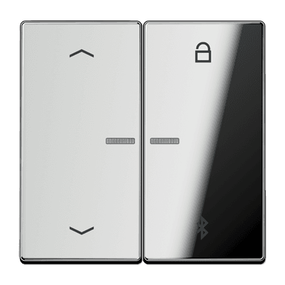 JUNG Таймер универсальный Bluetooth "стрелки", хром GCR1751PBT