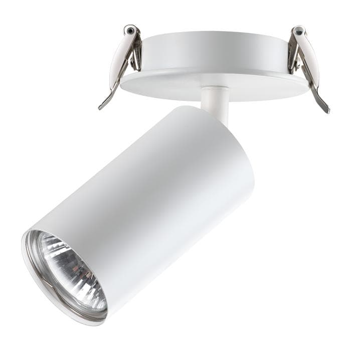 Novotech 370393 NT18 070 белый Встраиваемый светильник IP20 GU10 50W 220V PIPE