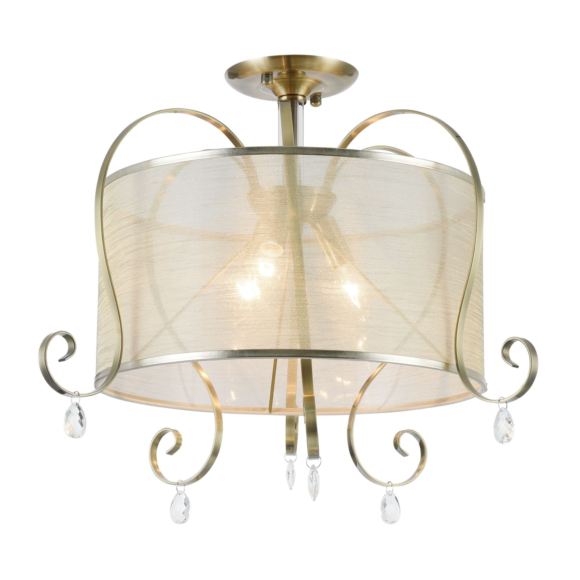 Freya Classic Simone Бронза Потолочный светильник E14 40W FR2020-CL-03-BZ — миниатюра 4