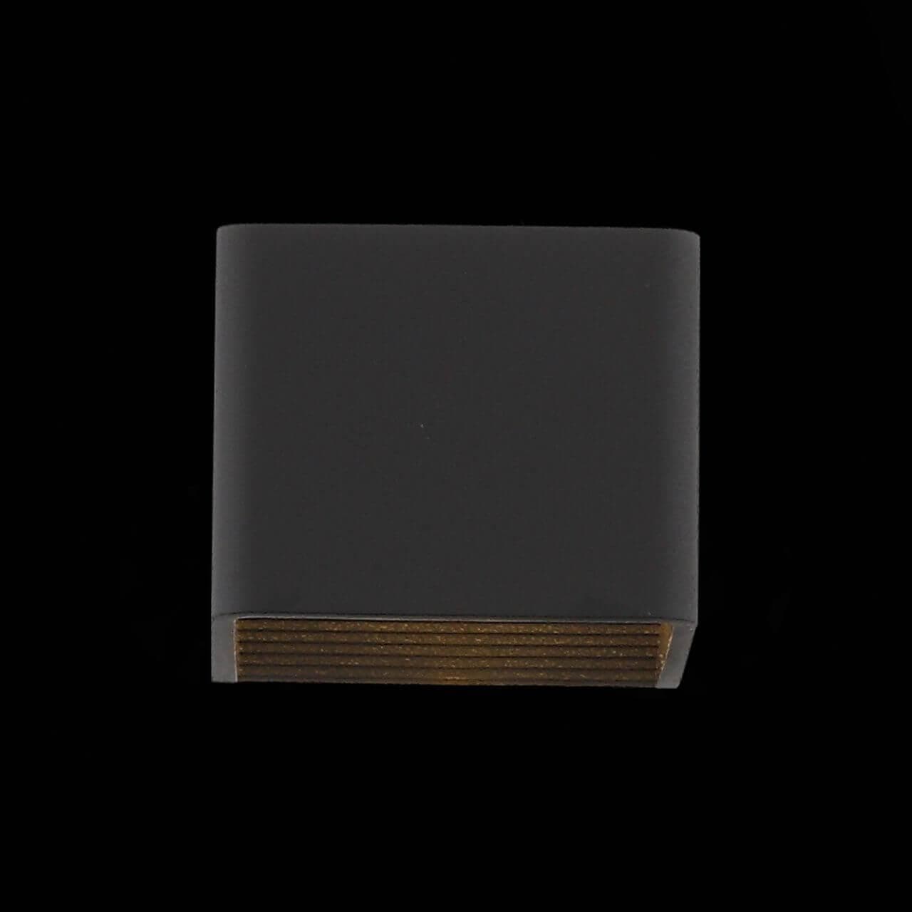 ST LUCE SL455.041.01 Светильник настенный Черный/Черный LED 1*6W — миниатюра 3