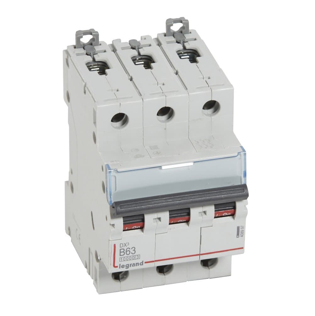 Legrand DX3 Автоматический выключатель 3P 63A (B) 10kA/16kA 408997 — миниатюра 3