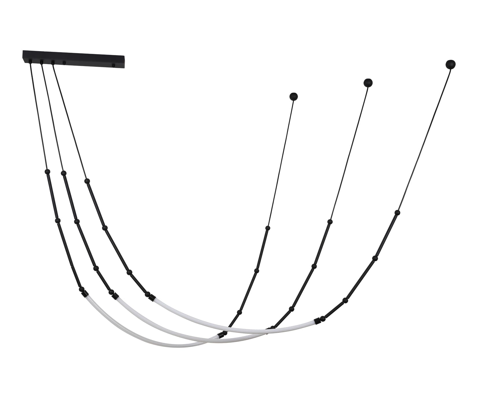 Kink Light 08060-3AS,19 Подвес Бофорт черный w150*150 h160 Led 50W (4000K)