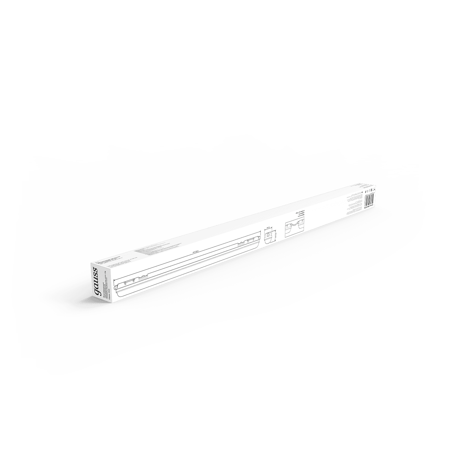 Gauss Св-к линейный СПП-176 EVO 36W 3950lm 4000K 200-240V IP65 1200*76*66мм соед в линию LED 864425236 — миниатюра 3