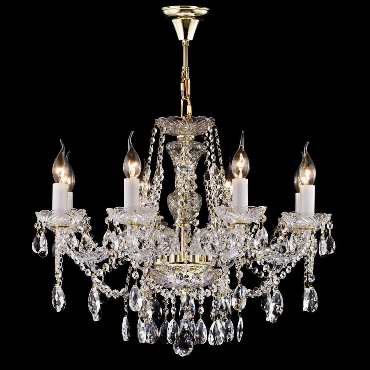 Maytoni Royal Classic Beatrix Золото Люстра 8xE14 60W DIA019-08-G — миниатюра 8