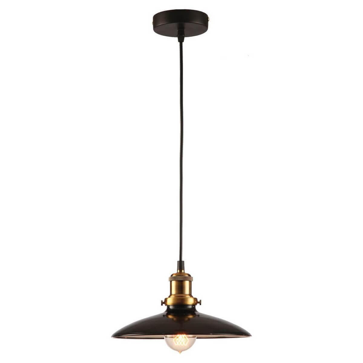Lussole LOFT Металл Черный / бронзовый Металл Подвес E27 60W LSP-9604 — миниатюра 1