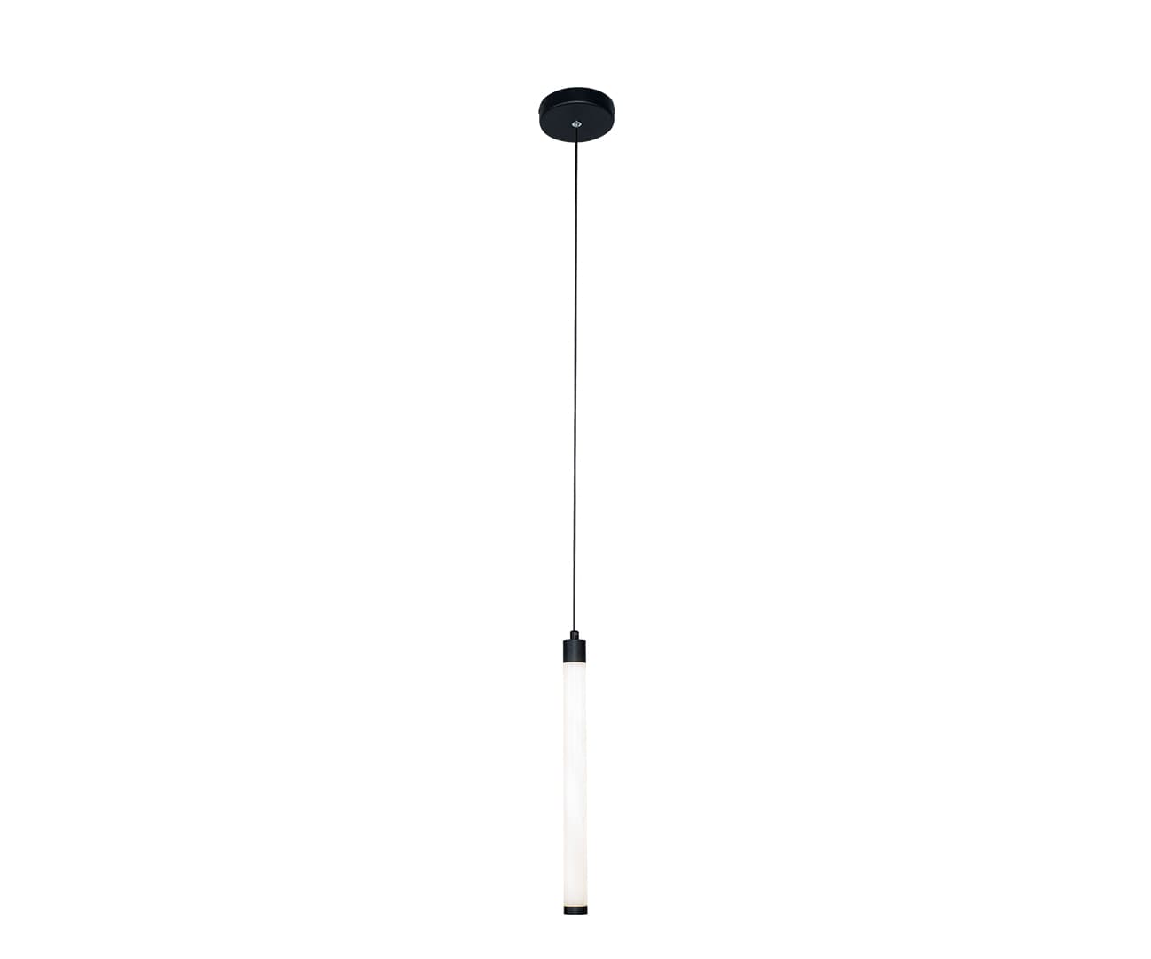 Kink Light 08456-1A,19 Подвес Эванте черный d6 h200 Led 7W (4000K)
