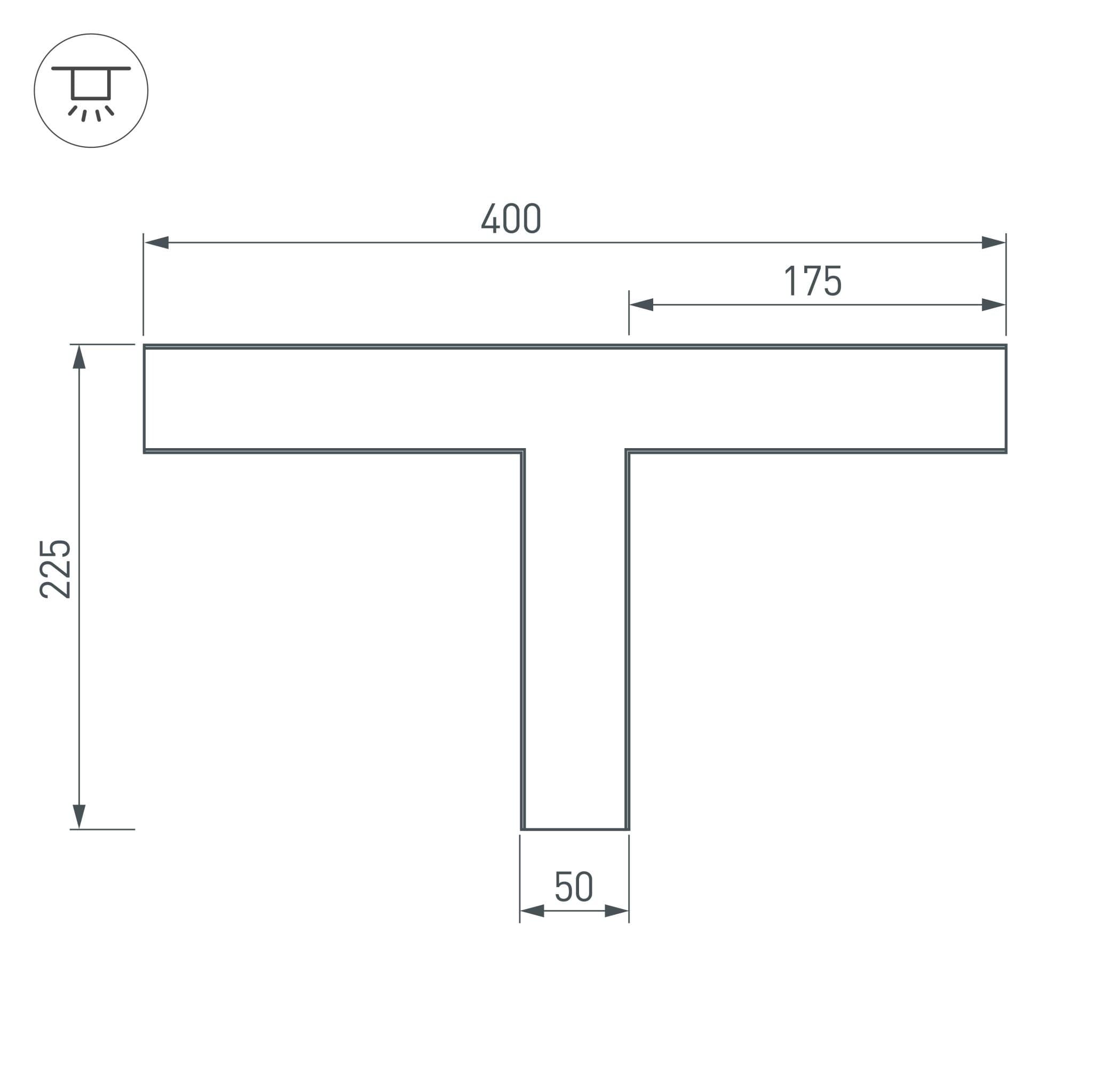 Arlight Тройник SL-LINE-5035 (Металл) 030117 — миниатюра 3