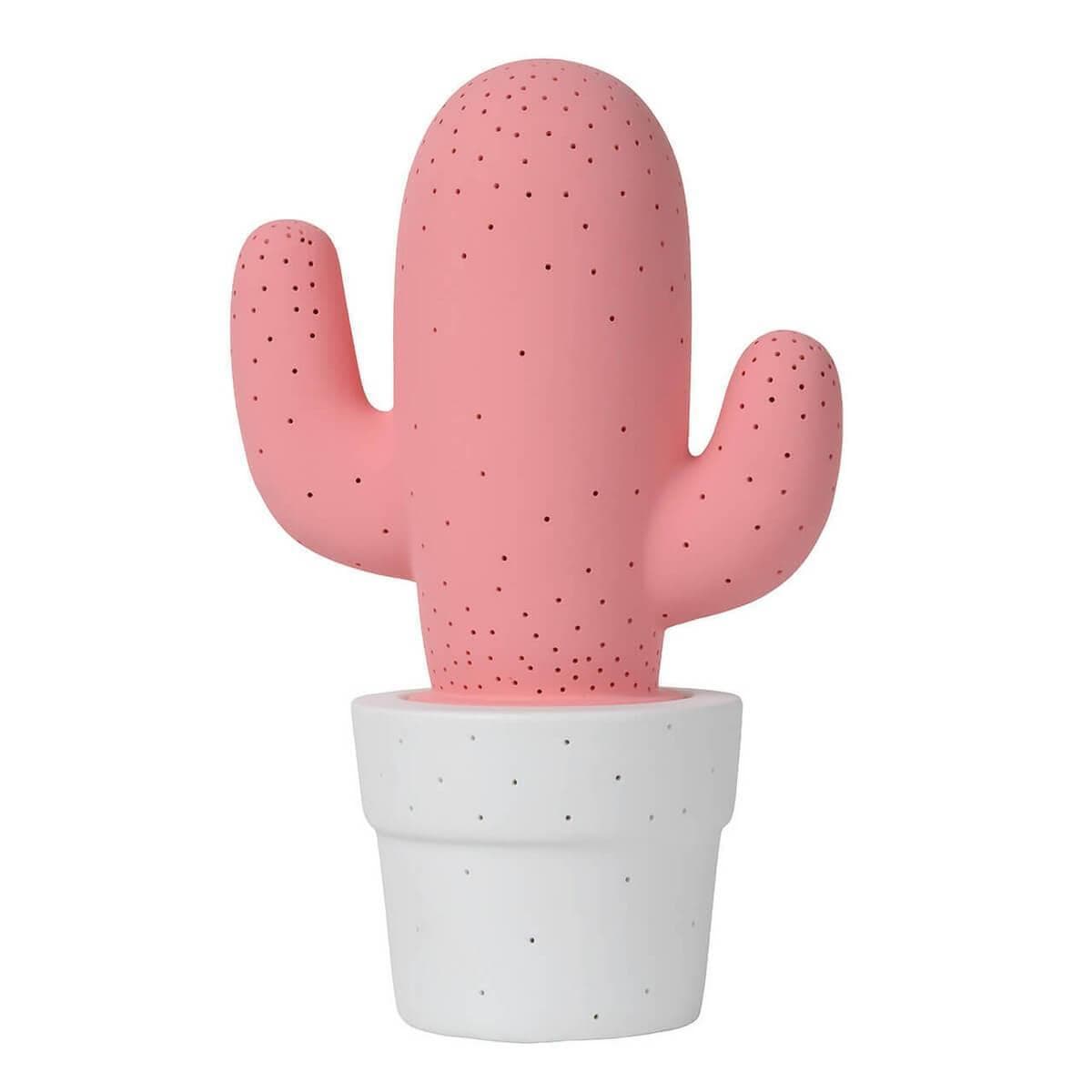 Lucide CACTUS Розовый Настольная лампа 13513/01/66