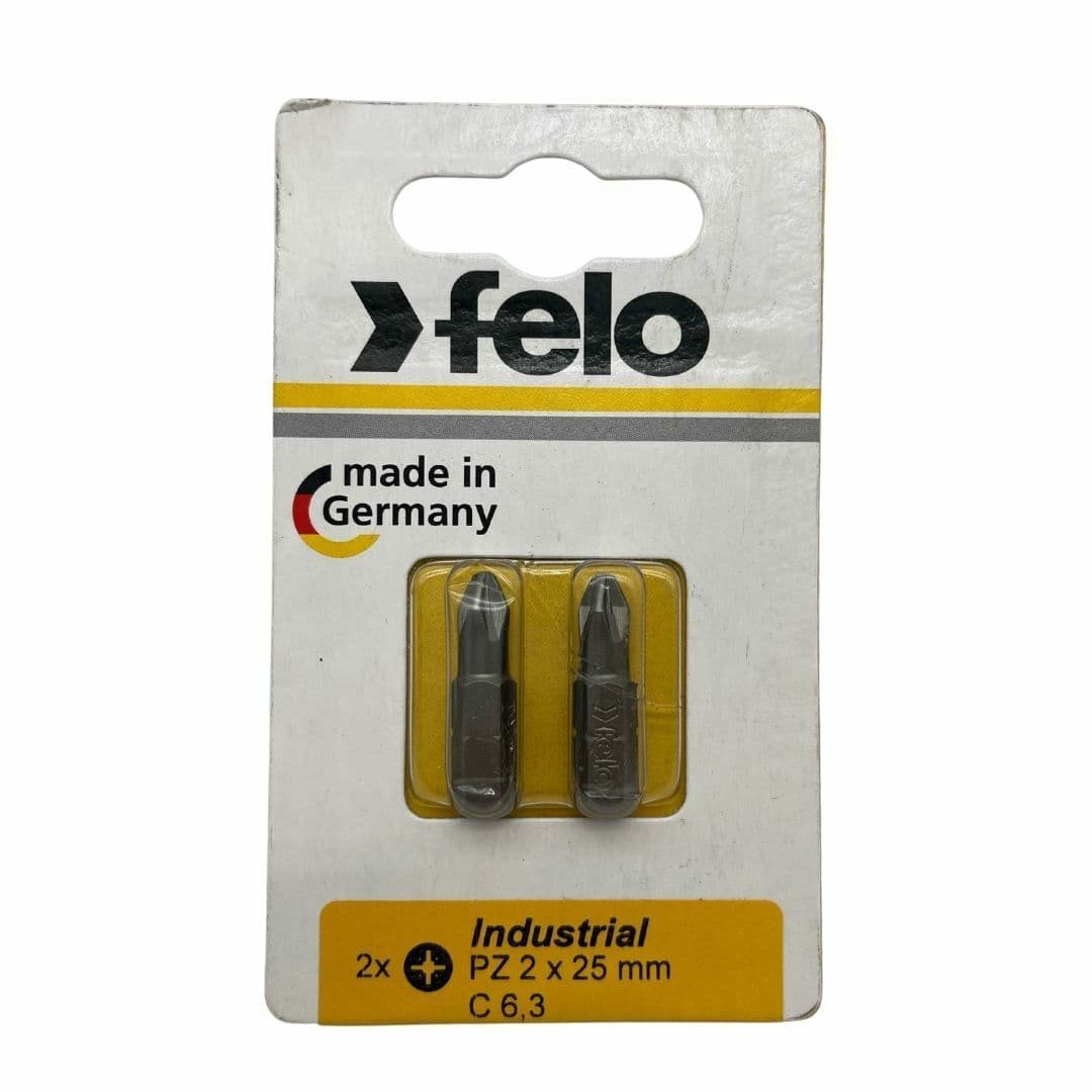 Felo Бита крестовая PZ 2X25, серия Industrial, 2 шт в блистере 02102036 — миниатюра 2