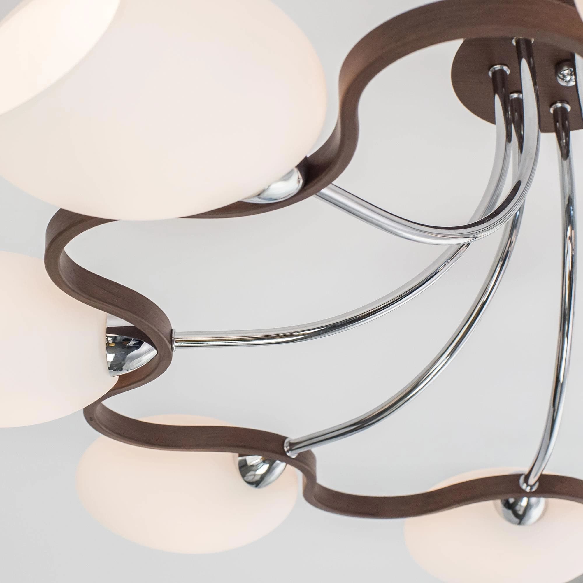 Citilux CL131181 Октава Хром+Венге Светильник Люстра — миниатюра 3