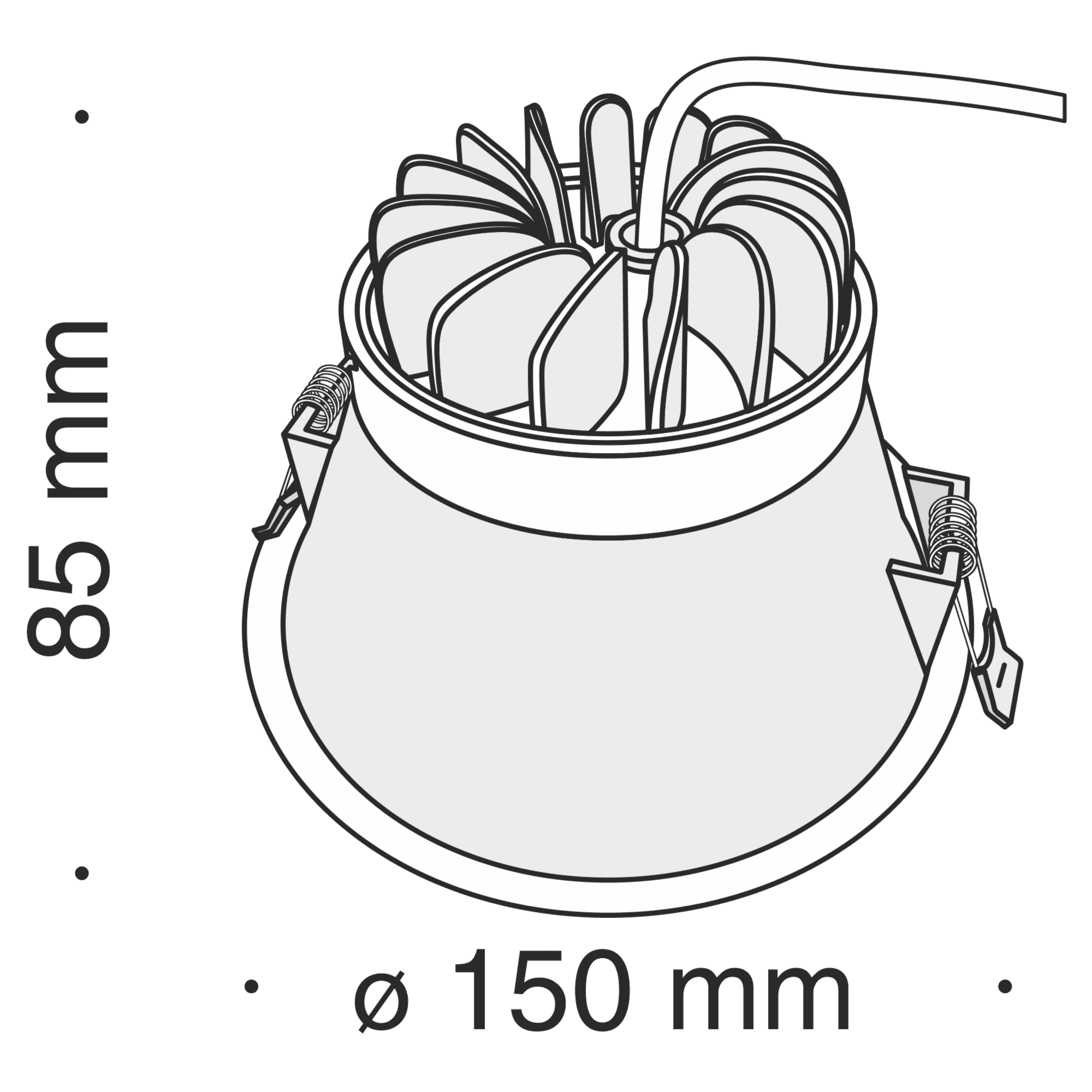 Maytoni Downlight Встраиваемый светильник Белый DL039-L15W3K — миниатюра 7