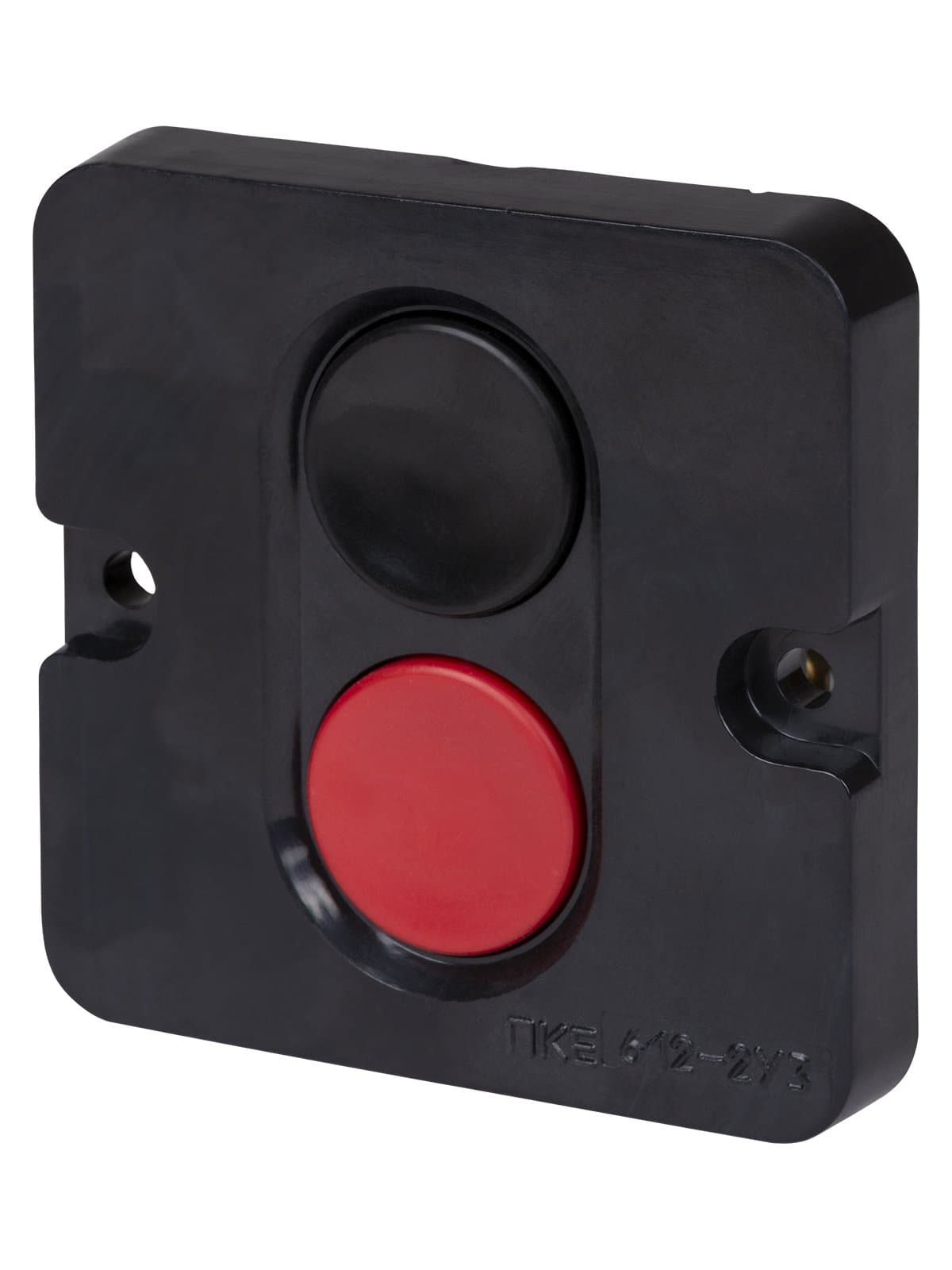 TDM ПКЕ 612 У3, красная и черная кнопки, IP40 SQ0742-0023