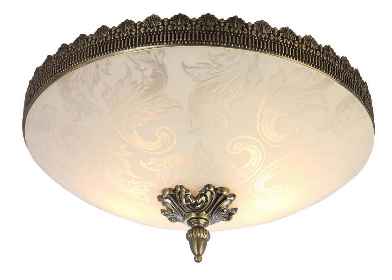 Arte Lamp Crown Бронза/Белый Светильник потолочный 60W E27 A4541PL-3AB — миниатюра 4