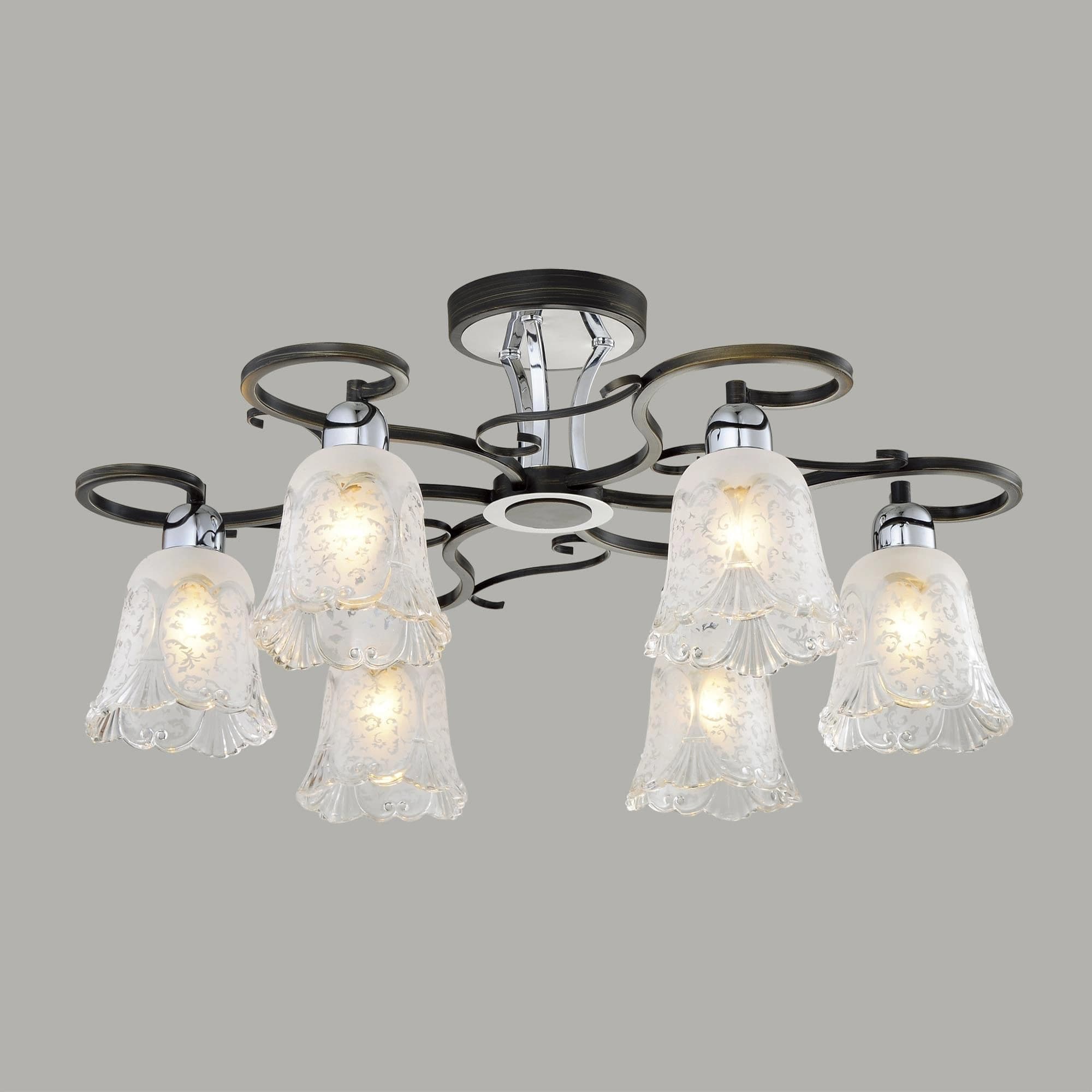 Citilux CL151161 Оливия Венге+Хром Светильник Люстра — миниатюра 2