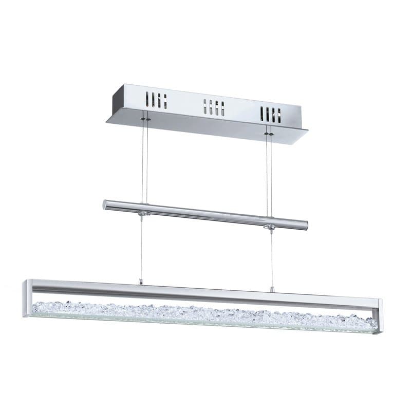 Eglo Подвес LED CARDITO 1 с сенсорн. димм., 24W (LED), L700, хром/насыпной хрусталь 93625