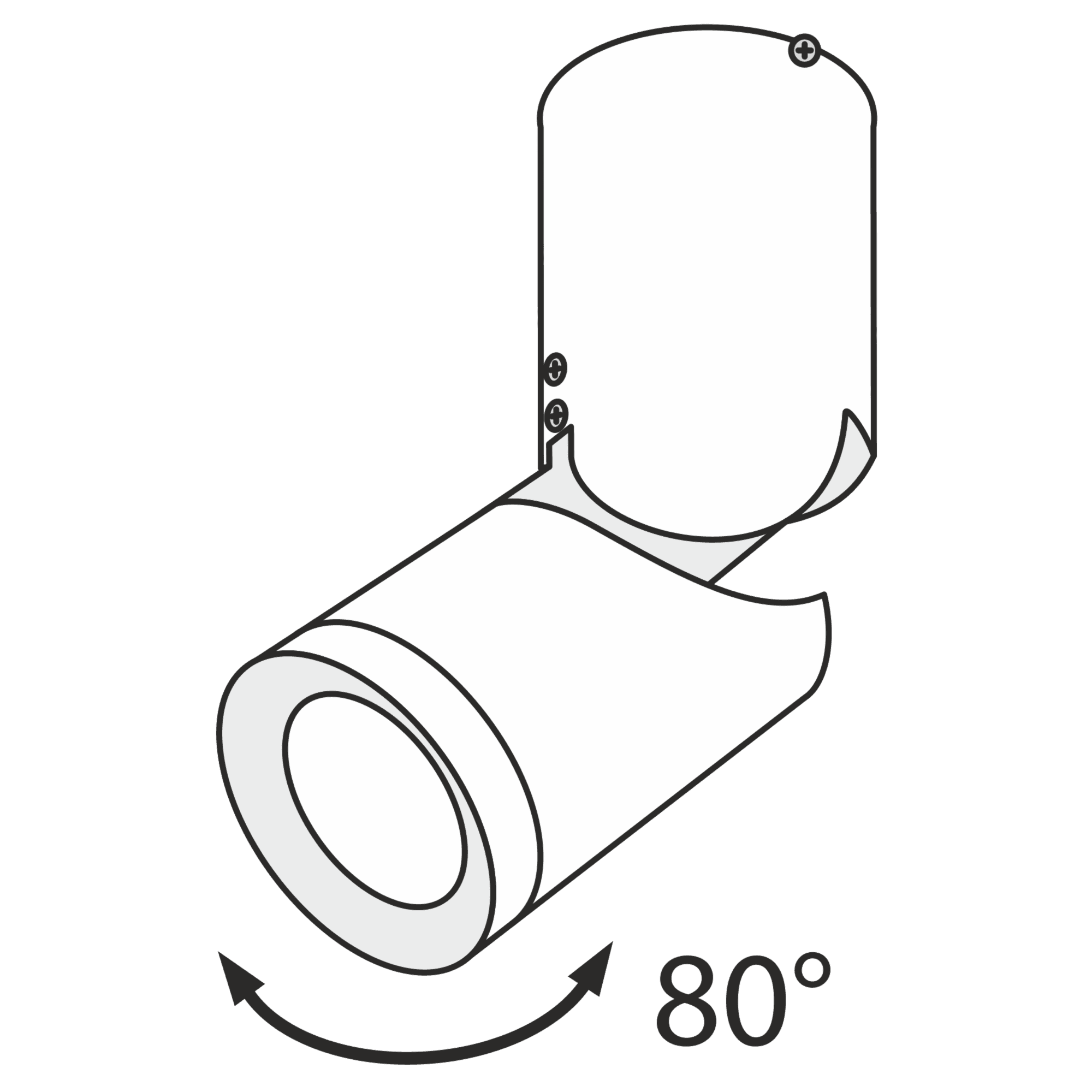 Maytoni Technical Tube Белый Потолочный светильник LED 10W 800Лм — миниатюра 4