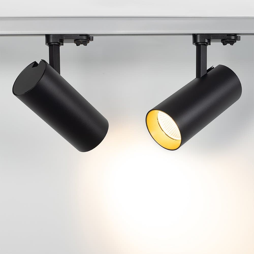 Arlight Светильник SP-POLO-TRACK-LEG-R85-15W Warm3000 (BK-GD, 40 deg) (IP20 Металл, 3 года) 027454 — миниатюра 7