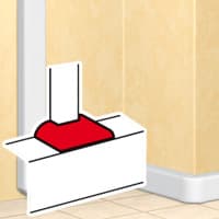 Legrand DLP Отвод T к профилю 80мм 010733 — миниатюра 3