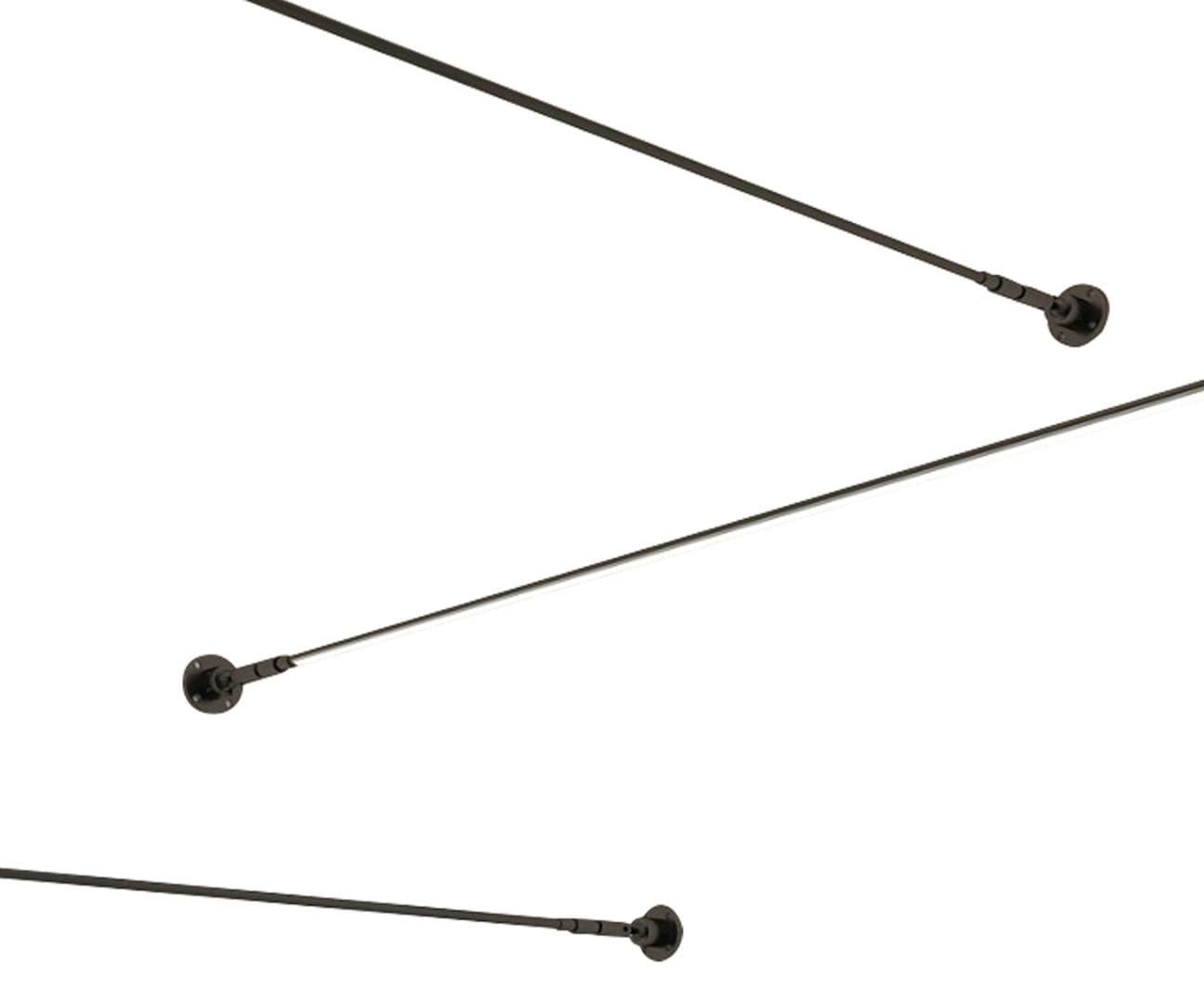 Kink Light 2216-400,19 Струнный светильник Скайлайн комплект 4 метра, Led 40W (4000K) В комплект входит: крепления +Led лента + драйвер + черный сталь