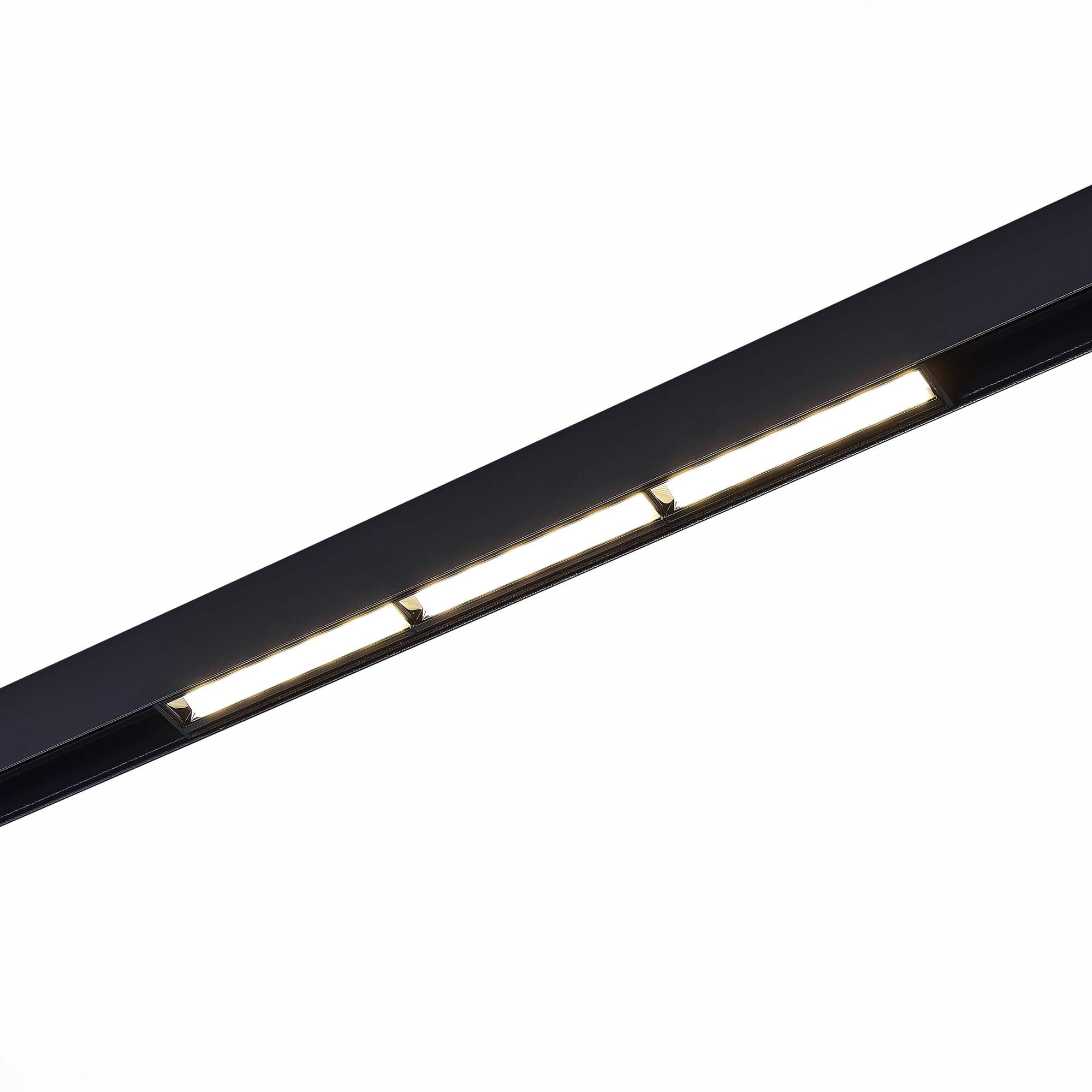 ST LUCE ST804.446.18 Магнитный трековый светильник Черный LED 1*18W 4000K 1 100Lm Ra>90 120° IP20 L330xW22xH46 48VV