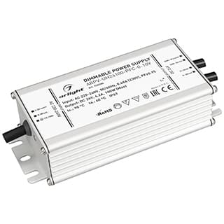 Arlight Блок питания ARPV-UH24100-PFC-0-10V (24V, 4.2A, 100W) (IP67 Металл, 7 лет) 030284 — миниатюра 3