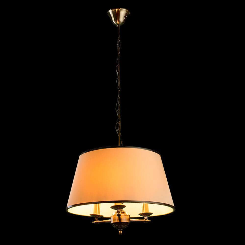 Arte Lamp Alice Бронза/Бежевый Светильник подвесной 40W E14 A3579SP-3AB — миниатюра 6