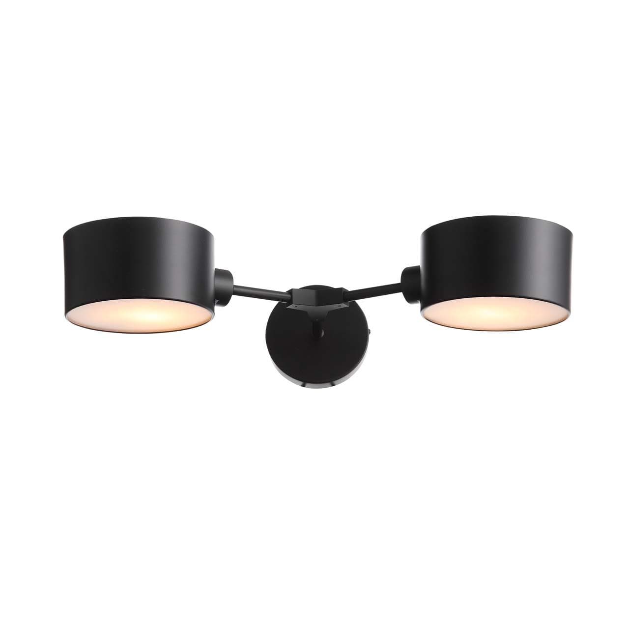 Evoluce SLE183401-02 Светильник настенный Черный/Серый E14 2*60W — миниатюра 3