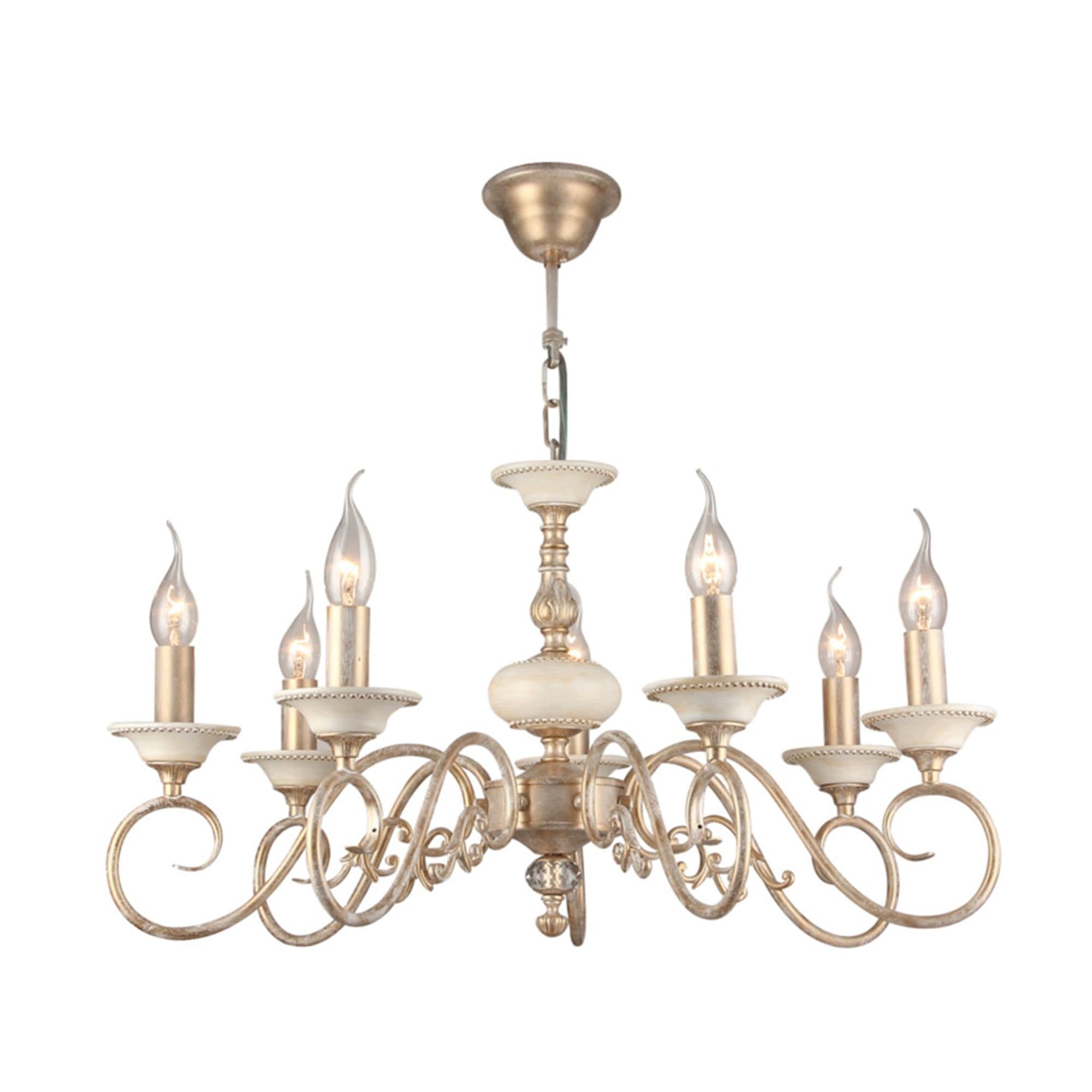 Maytoni Elegant Perla Кремовый с Золотом Люстра 7xE14 60W ARM337-07-R — миниатюра 3