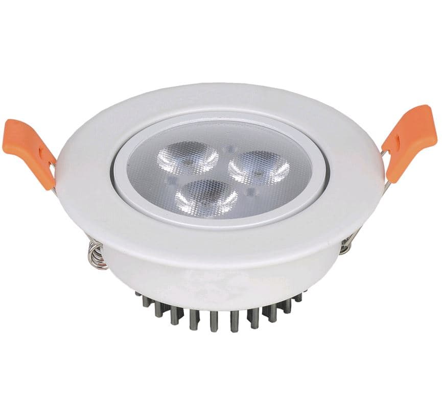 Kink Light 2143 Светильник встраиваемый белый d10,5 h7 Led 7W (4000K)