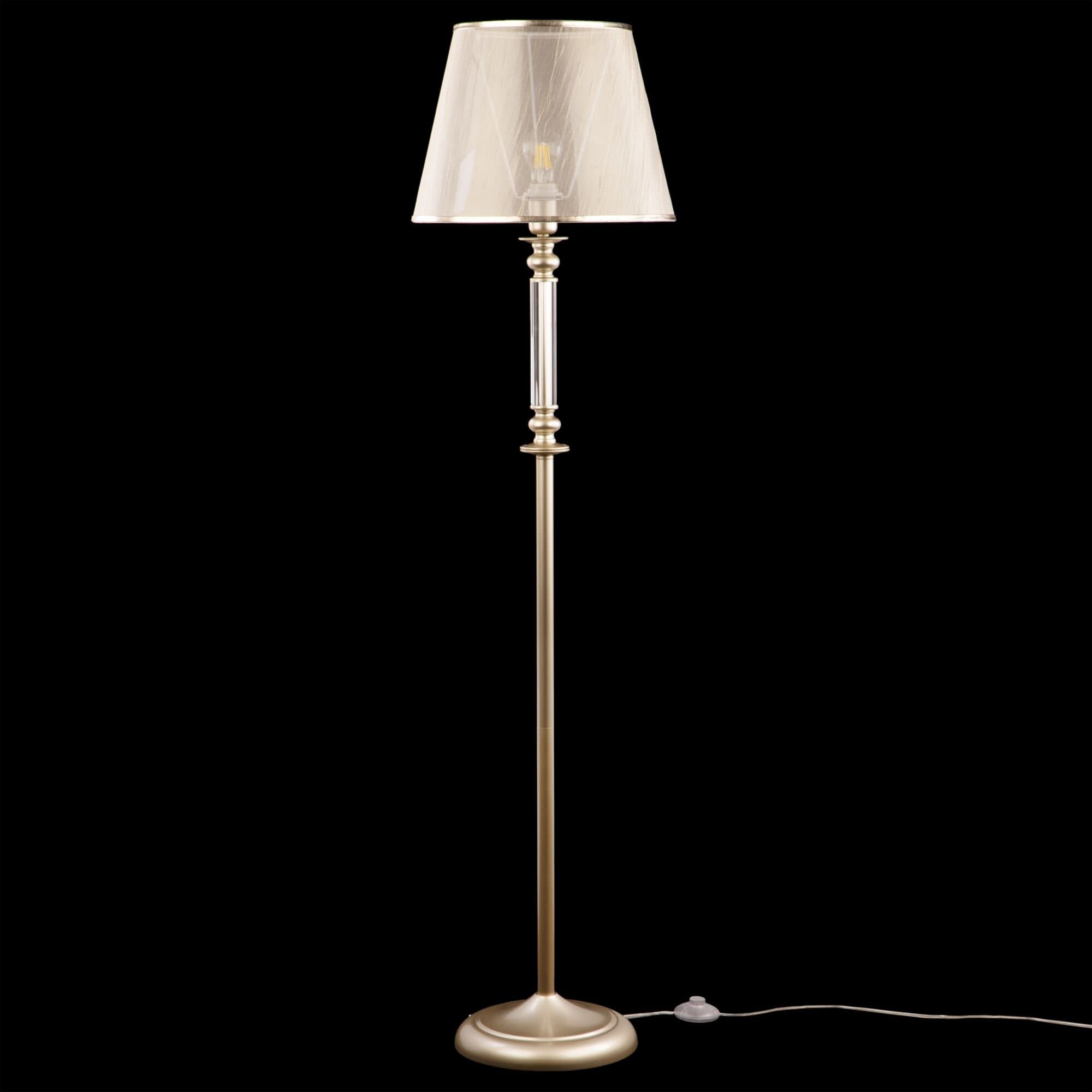 Freya Classic Ksenia Матовое Золото Торшер E27 40W FR2539FL-01G — миниатюра 6