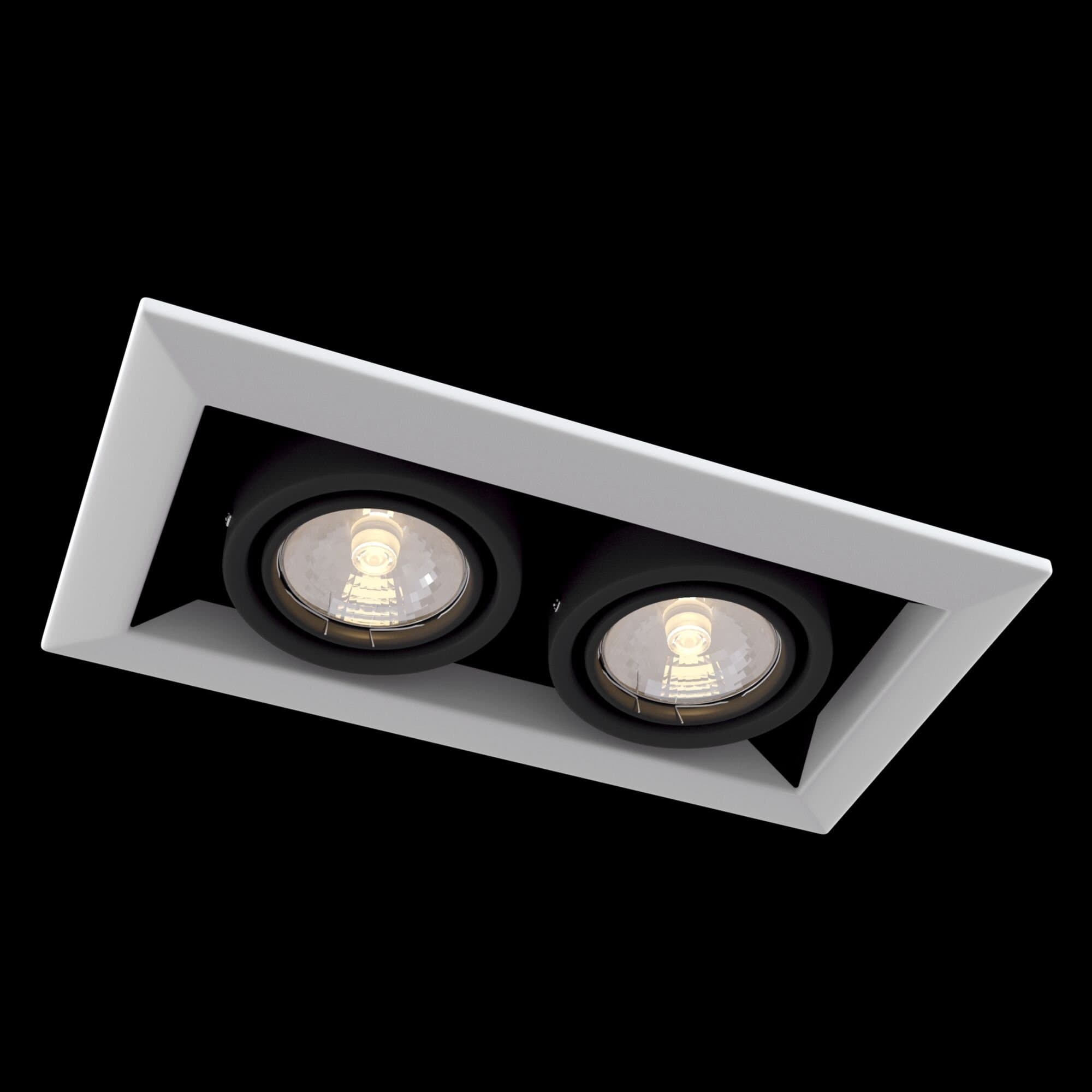 Maytoni DownLight Metal Белый Встроенный светильник 2xGU10 50W DL008-2-02-W — миниатюра 5