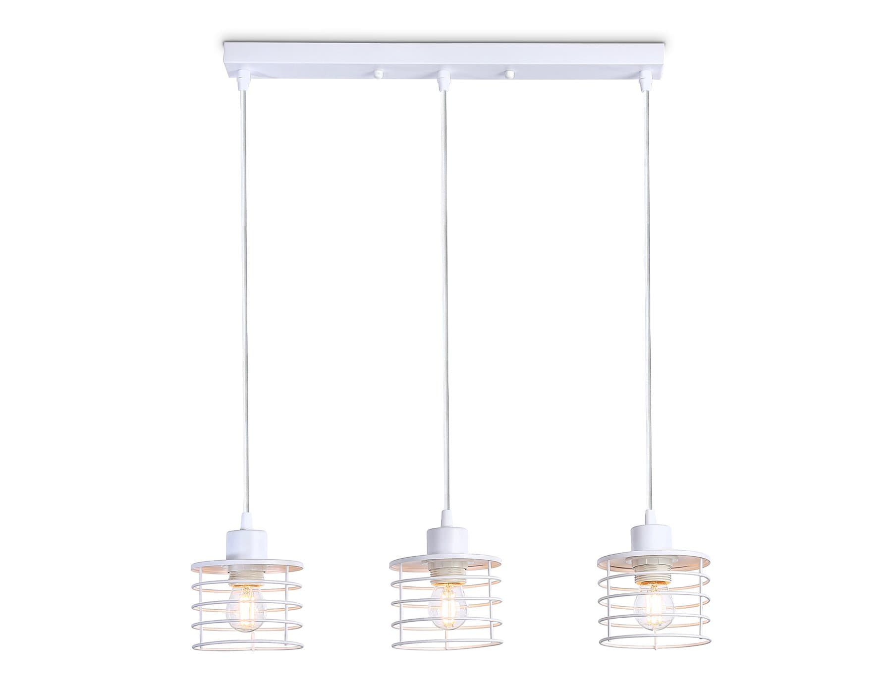 Ambrella Подвесной светильник в стиле лофт TR8072/3 WH белый E27*3 max 40W 582*120*1040 — миниатюра 1
