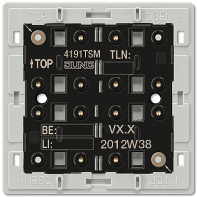 JUNG KNX кнопочный модуль универсальный, 1 группа 4191TSM