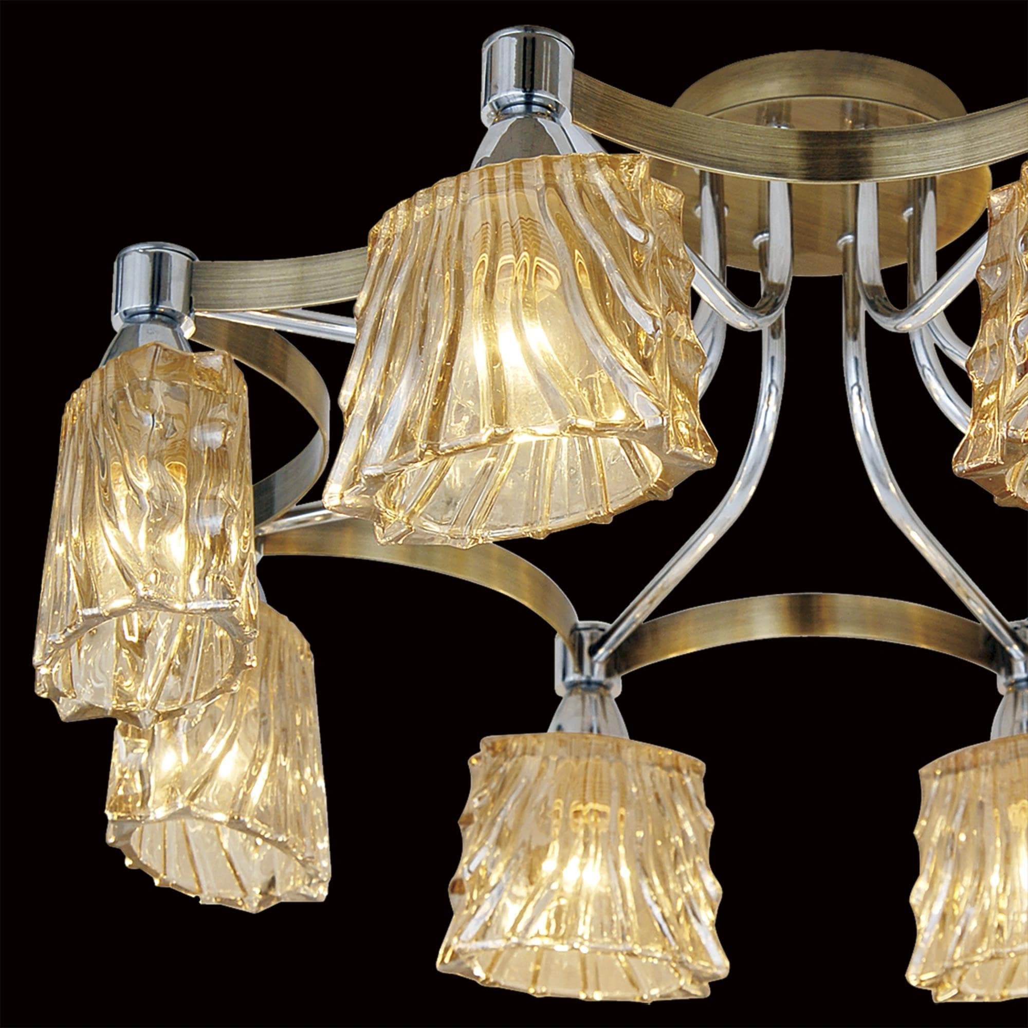 Citilux CL141181 Муза Бронза+Хром Свет-к Люстра — миниатюра 3