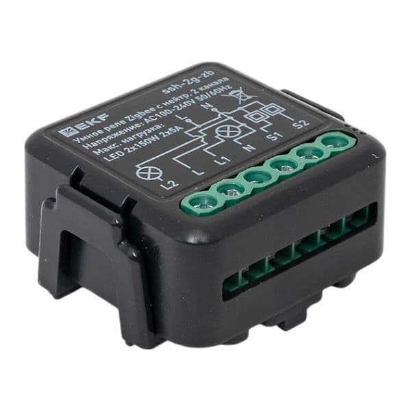 EKF Умное реле в подрозетник 2-канальное с нейтралью Zigbee Connect Select — миниатюра 8