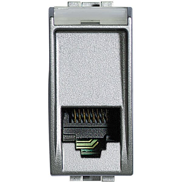 BT LL Алюминий Розетка ТЛФ RG 11, 1 мод NT4258/11N — миниатюра 3