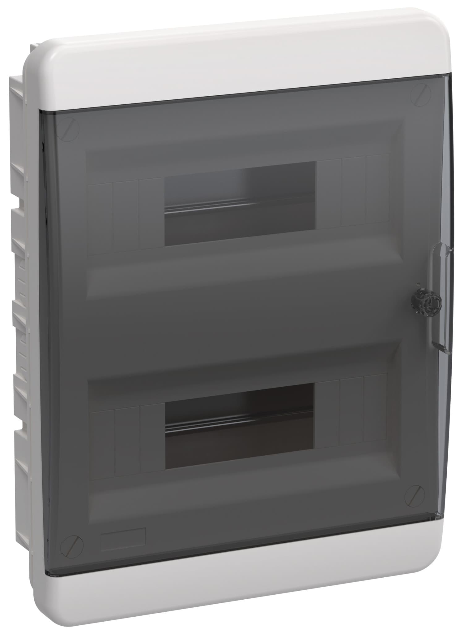 IEK TEKFOR Корпус пласт. ЩРВ-П-24 IP41 черн. прозр. дверь