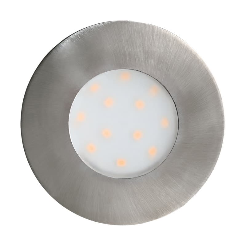 Eglo 96415 Уличный светодиодный светильник встраиваемый PINEDA-IP, 1х6W (LED), ?78, пластик, никель мато