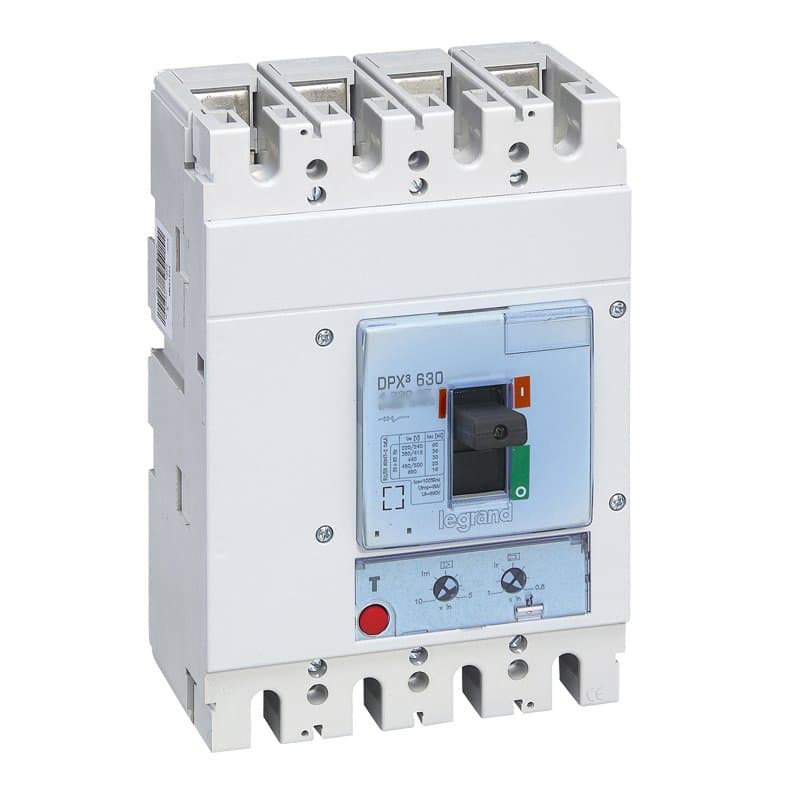 Legrand DPX3 630 Автоматический выключатель 4P 500A 100kA/термомагн.расц. 422050 — миниатюра 1