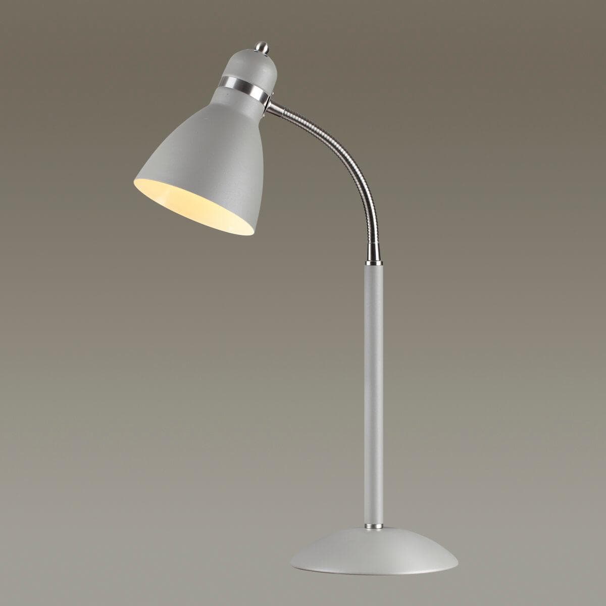 Odeon Light 2409/1T ODL13 832 серебристый Н/лампа  E27 60W 220V MANSY — миниатюра 2