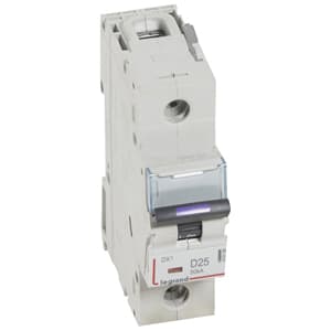 Legrand DX3 Автоматический выключатель 50кА 25А 1P D 410189 — миниатюра 2