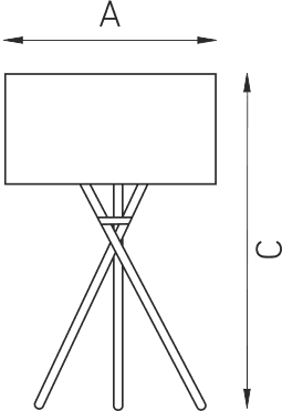 СТ Columbus F 1550-500 BL/CH светильник 1082000010 — миниатюра 2